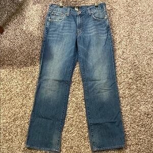 Lucky Brand Blue Straight Jeans Versatile Everyday Wear